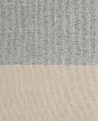 Sjaal lamswol grijs beige bruin