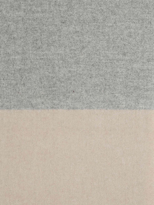 Sjaal lamswol grijs beige bruin
