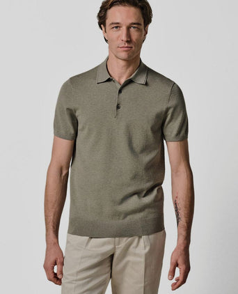 Poloshirt luxury basic groen