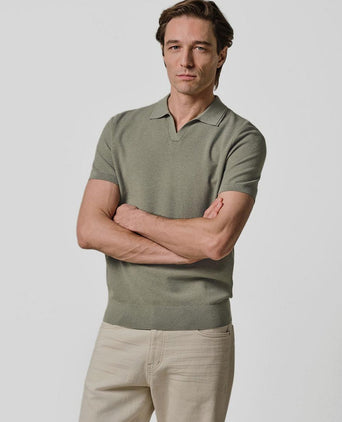 Poloshirt riva luxury structure groen