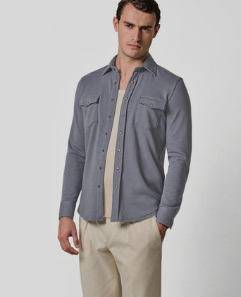 Overshirt western blauw