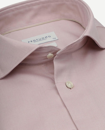 Twill overhemd lichtroze
