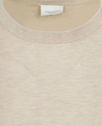 Pullover structure beige