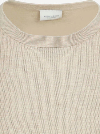 Pullover structure beige Pullover structure beige