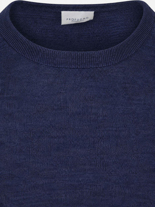 Pullover merinowol royal blue