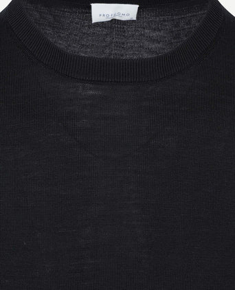 Pullover merinowol zwart