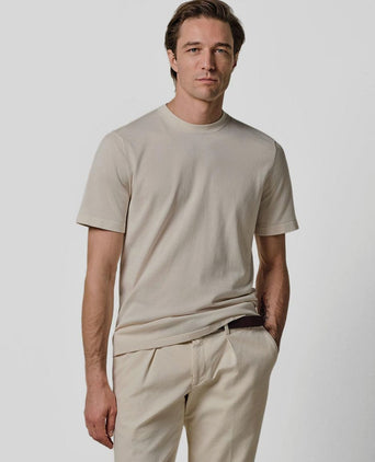 T-shirt knitted ecru