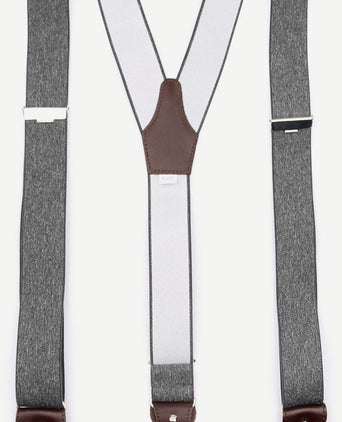 Bretel antraciet melange