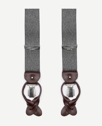 Bretel antraciet melange