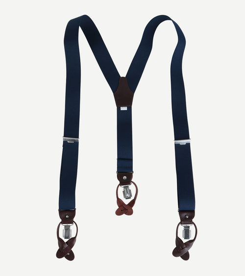 Profuomo bretel luxe donkerblauw