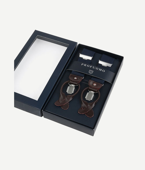 Profuomo bretel luxe donkerblauw