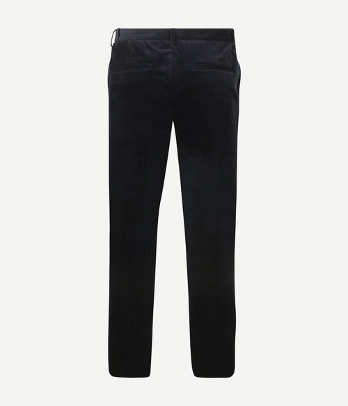 Chino corduroy donkerblauw