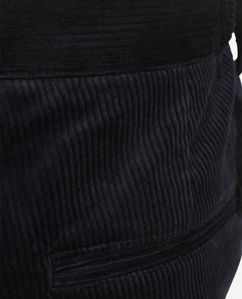 Chino corduroy donkerblauw