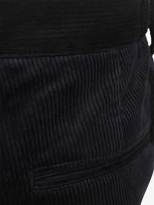 Chino corduroy donkerblauw