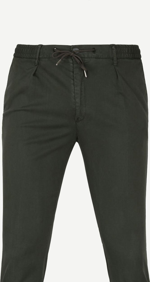 Profuomo chino donkergroen | Slim-fit