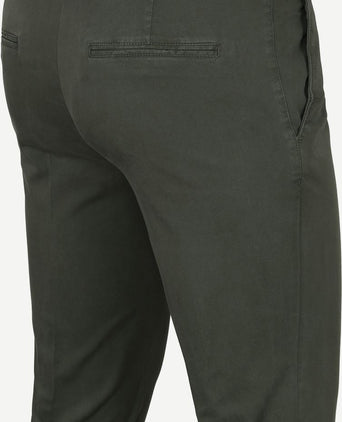 Profuomo chino donkergroen | Slim-fit