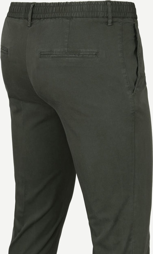 Profuomo chino donkergroen | Slim-fit