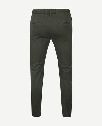 Profuomo chino donkergroen | Slim-fit