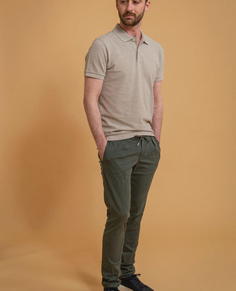 Profuomo chino donkergroen | Slim-fit