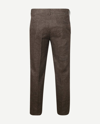 Profuomo chino flanel bruin