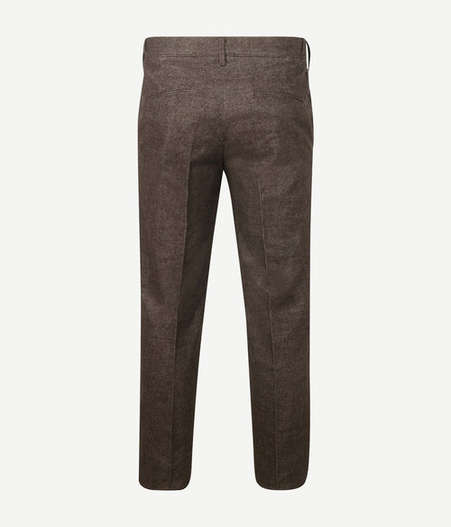 Profuomo chino flanel bruin