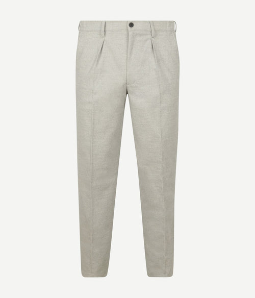 Profuomo chino flanel grijs