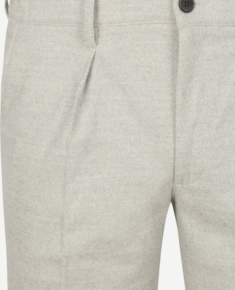Chino flanel grijs