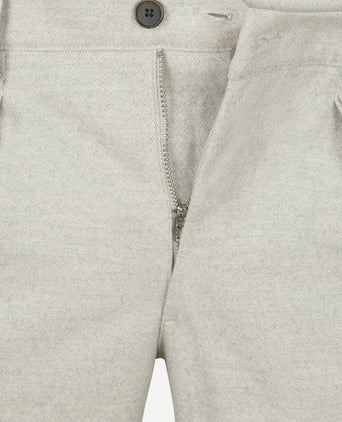 Profuomo chino flanel grijs