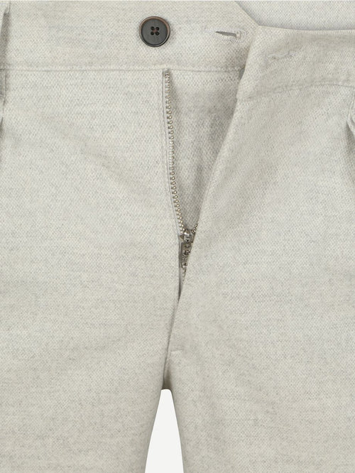 Profuomo chino flanel grijs