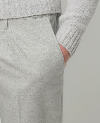 Chino flanel grijs