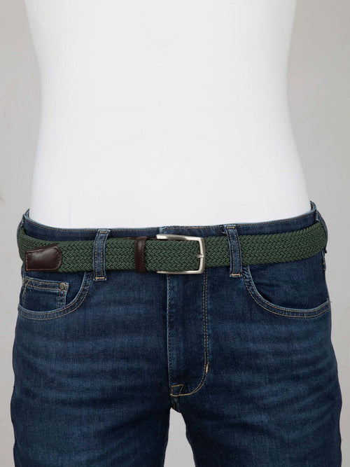 Profuomo geweven riem groen