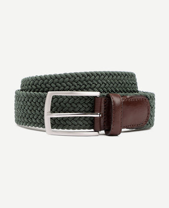 Geweven riem groen