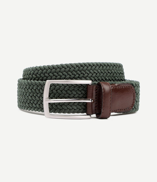 Geweven riem groen