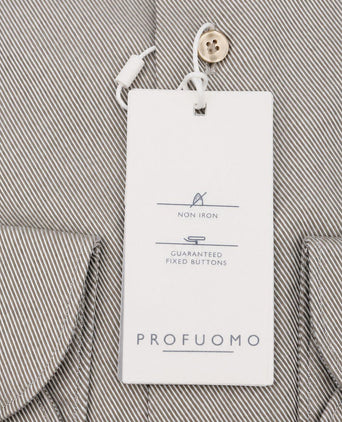 Heavy twill overhemd groen