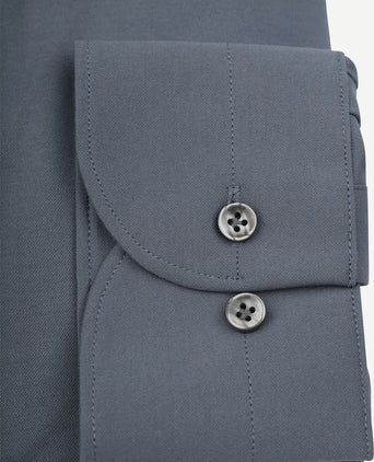 Japanese knitted overhemd denim blue