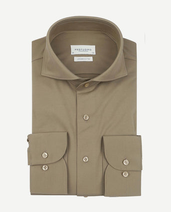 Japanese knitted overhemd groen