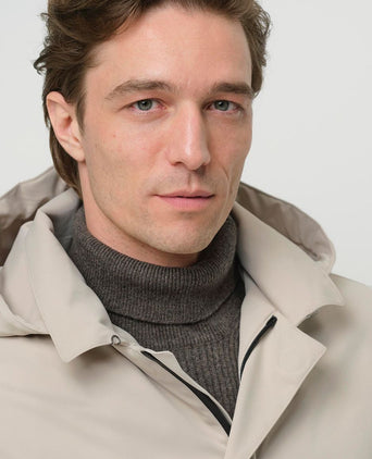 Profuomo magnet jas ecru | Slim-fit