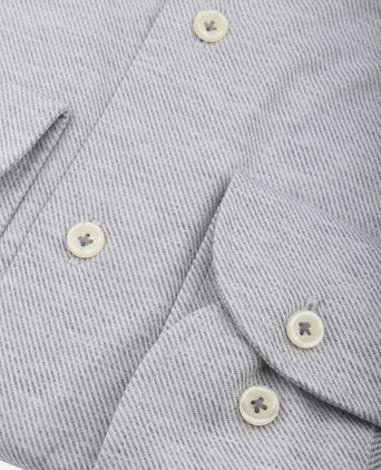 Profuomo knitted overhemd grijs