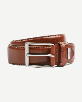 Leren riem cognac