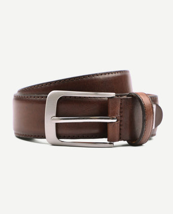 Leren riem polish bruin