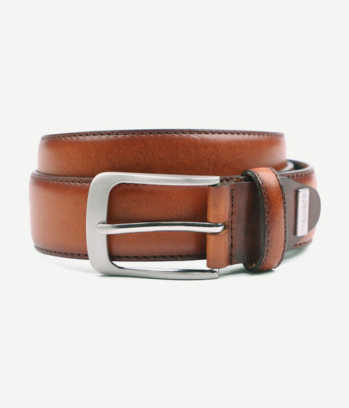 Profuomo leren riem polish cognac