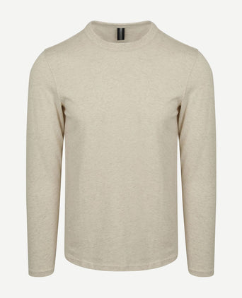 Profuomo longsleeve t-shirt ecru | Regular-fit