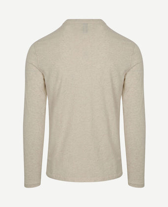 Longsleeve t-shirt ecru