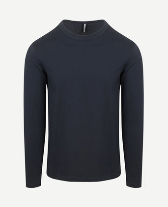 Longsleeve t-shirt donkerblauw