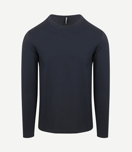 Longsleeve t-shirt donkerblauw