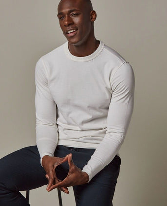 Profuomo longsleeve t-shirt off white | Regular-fit