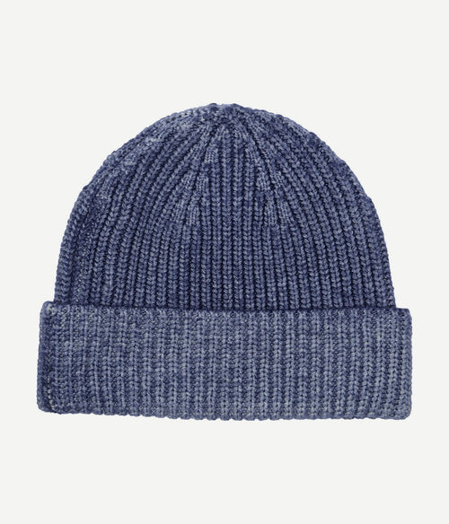 Profuomo muts wol donkerblauw