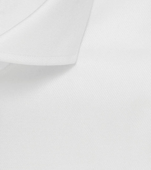 Shirt cutaway dubbel manchet wit