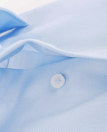 Overhemd blauw contrast
