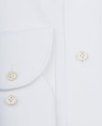 Supima overhemd wit